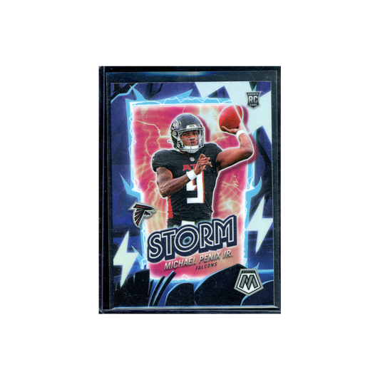 Michael Penix Jr 2024 Panini Mosaic Football Storm Rookie