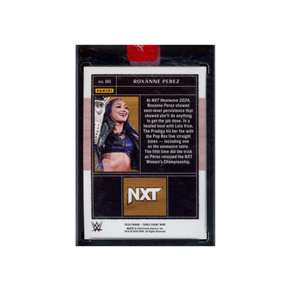 Roxanne Perez 2024 Panini Three Count WWE Red /25