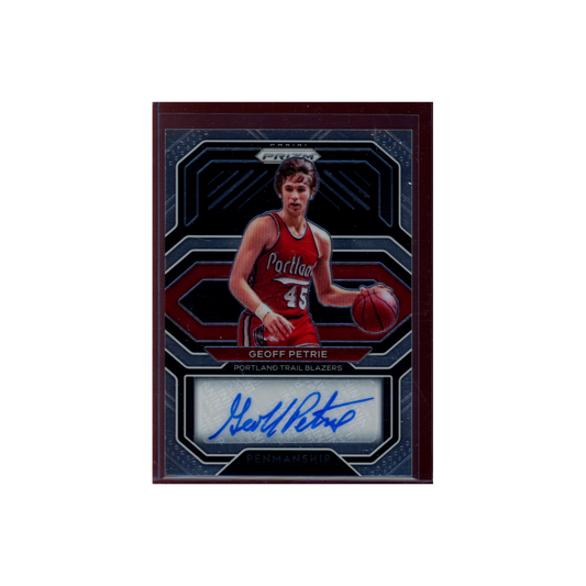 Geoff Petrie 2020-21 Panini Prizm Basketball Auto