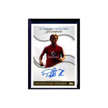 Hans Pflügler 2023-24 Topps FC Bayern München Forever Soccer Auto