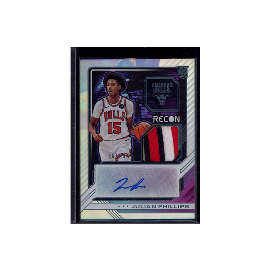 Julian Phillips 2023-24 Panini Recon Rookie Jersey Auto /99