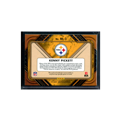 Kenny Pickett 2023 Panini Gold Standard Football Mother Lode Patch /24