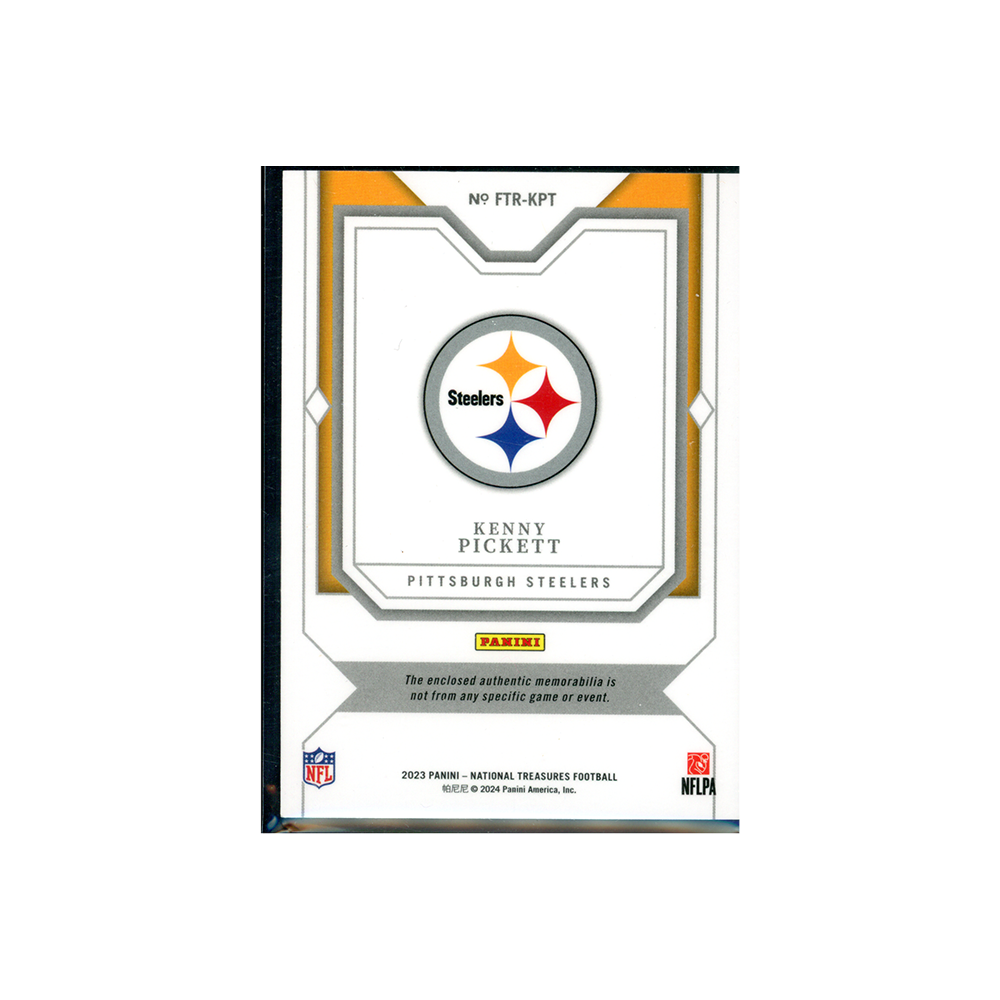Kenny Pickett 2023 Panini National Treasures Football Franchise Treasures Patch /25