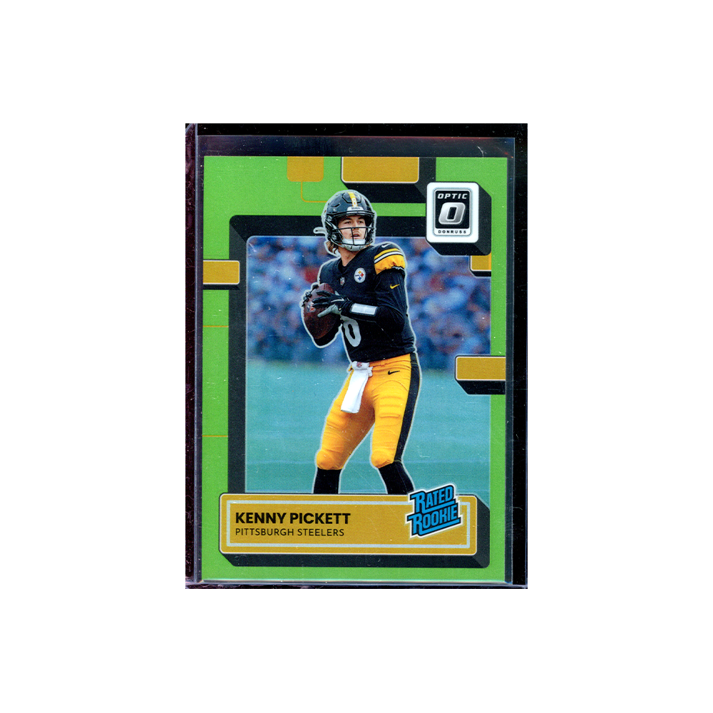 Kenny Pickett 2022 Panini Donruss Optic Football Rated Rookie Lime Green /35