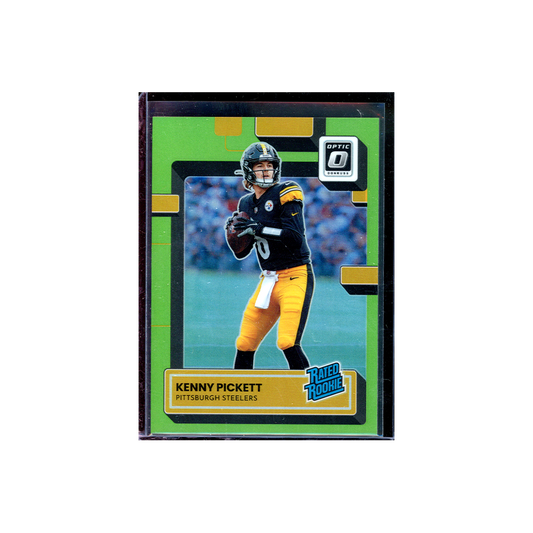 Kenny Pickett 2022 Panini Donruss Optic Football Rated Rookie Lime Green /35