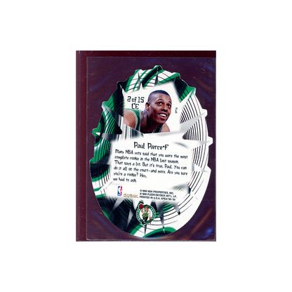 Paul Pierce 1999 Skybox Apex Cutting Edge PLUS Die-Cut