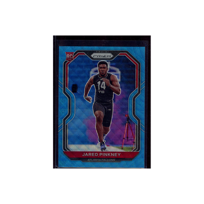Jared Pinkney 2020 Panini Prizm Football Rookie Blue Wave /199