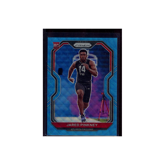 Jared Pinkney 2020 Panini Prizm Football Rookie Blue Wave /199