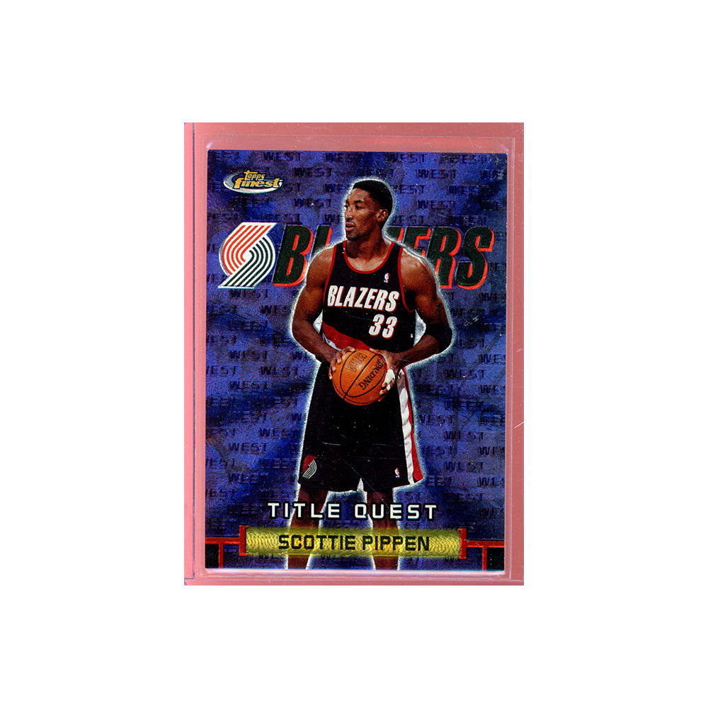 Scottie Pippen 2000 Topps Finest Basketball Title Quest