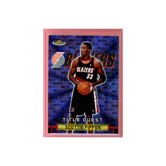 Scottie Pippen 2000 Topps Finest Basketball Title Quest