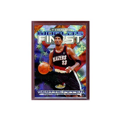 Scottie Pippen 2000 Topps Finest Basketball World's Finest