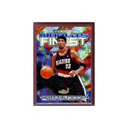 Scottie Pippen 2000 Topps Finest Basketball World's Finest