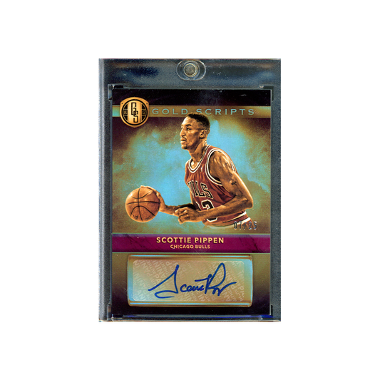 Scottie Pippen 2016-17 Panini Gold Standard Basketball Gold Scripts Auto /25