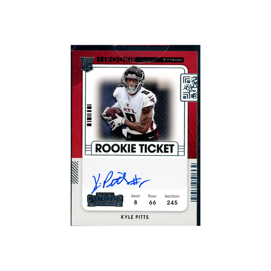 Kyle Pitts 2021 Panini Contenders Football Rookie Ticket Auto