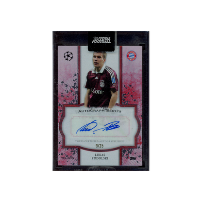 Lukas Podolski 2024 Topps Total Football Auto /25