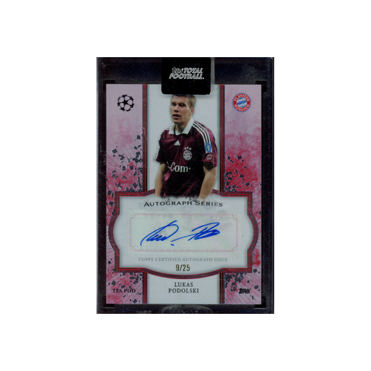 Lukas Podolski 2024 Topps Total Football Auto /25