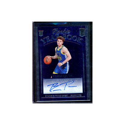 Brandin Podziemski 2023-24 Panini Donruss Elite Basketball Rookie Yearbook Auto