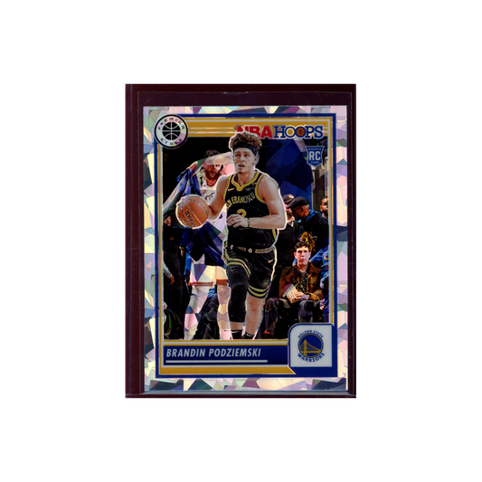 Brandin Podziemski 2023-24 Panini Premium Stock Basketball Rookie Cracked Ice