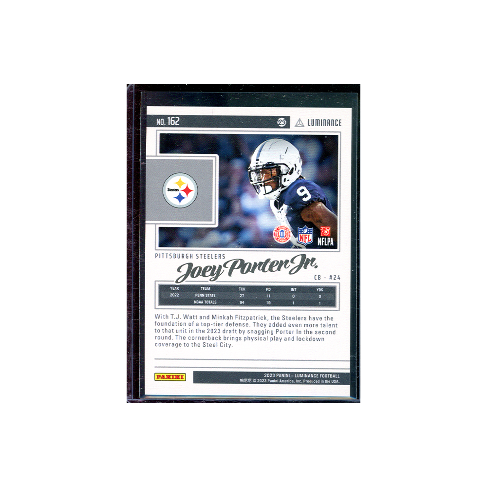 Joey Porter Jr. 2023 Panini Luminance Football Rookie /175