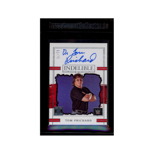 Tom Prichard 2023 Panini Impeccable WWE Indelible Ink Auto /75