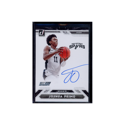 Joshua Primo 2021-22 Panini Donruss Basketball Next Day Autograph