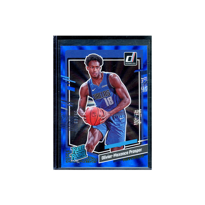 Olivier-Maxence Prosper 2023-24 Panini Donruss Basketball Rated Rookie Blue /49