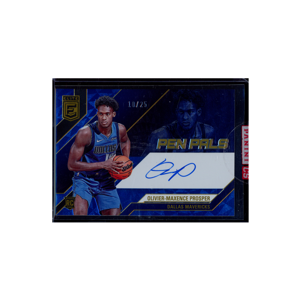 Olivier-Maxence Prosper 2023-24 Panini Donruss Elite Basketball Pen Pals Rookie Auto /25