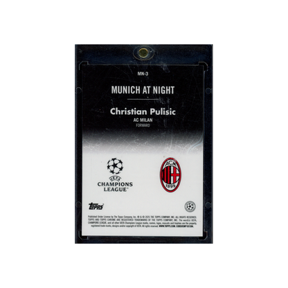 Christian Pulisic 2025 Topps Chrome Munich At Night