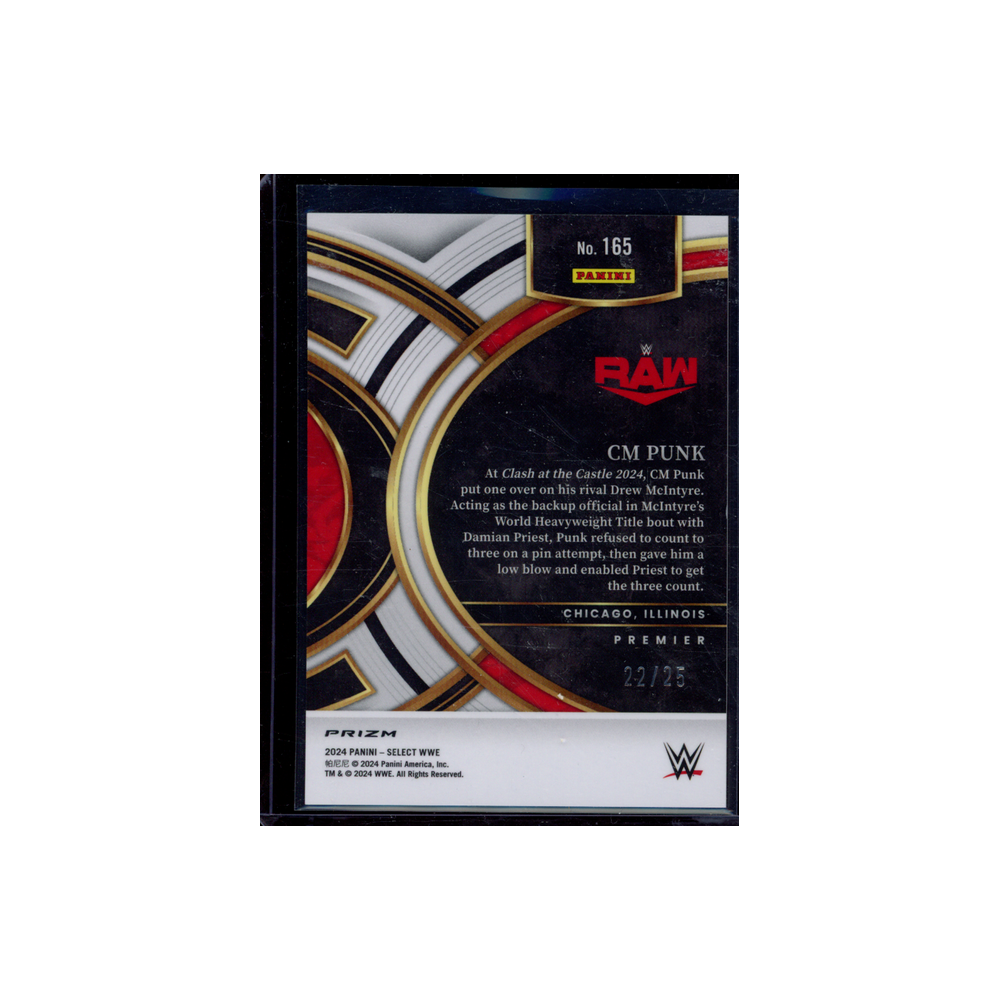 CM Punk 2024 Panini Select WWE Tie-Dye /25