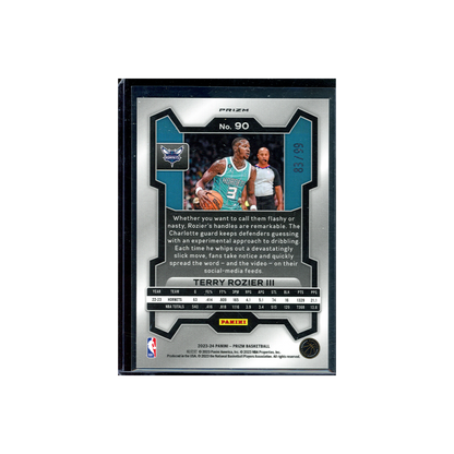 Terry Rozier III 2023-24 Panini Prizm Basketball Purple /99