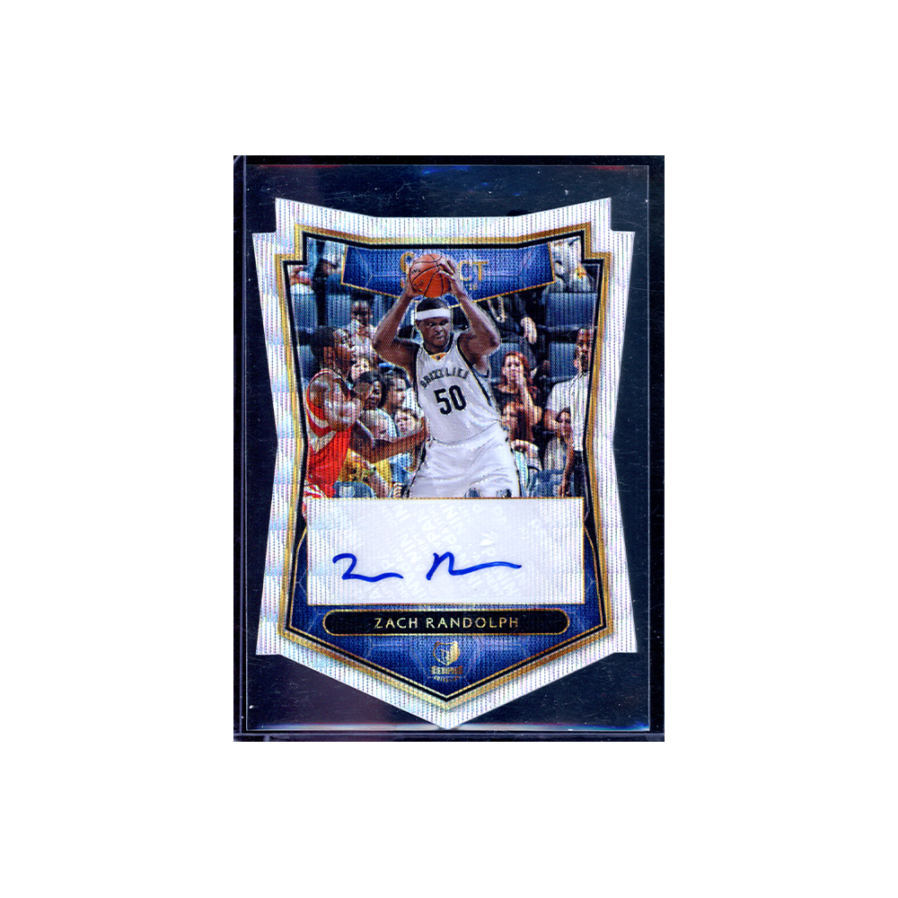 Zach Randolph 2015-16 Panini Select Basketball Wave Die-Cut Auto /10