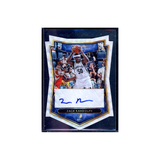 Zach Randolph 2015-16 Panini Select Basketball Wave Die-Cut Auto /10