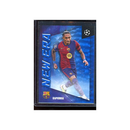 Raphinha 2025 Topps Uefa UCC New Era Blue /75
