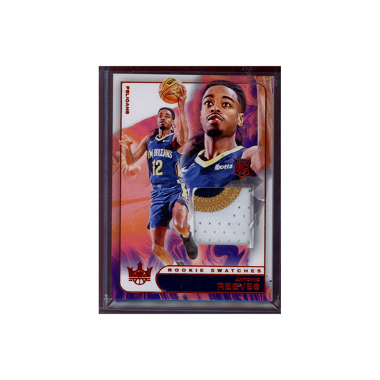 Antonio Reeves 2024-25 Panini Court Kings Basketball Rookie Swatches /49