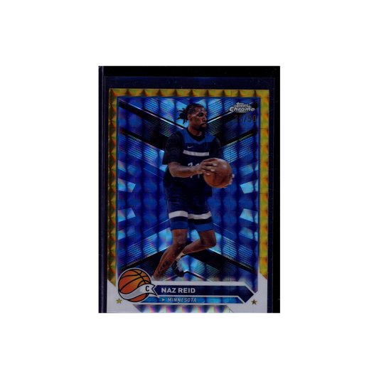 Naz Reid 2023-24 Topps Chrome Basketball Gold Geometric /50