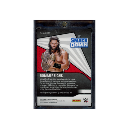 Roman Reigns 2022 Panini Revolution WWE Auto