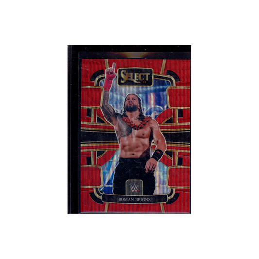 Roman Reigns 2024 Panini Select WWE Red Wave /99