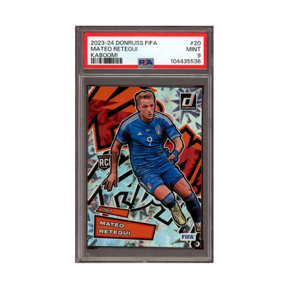 Mateo Retegui 2023-24 Panini Donruss Fifa Kaboom PSA 9