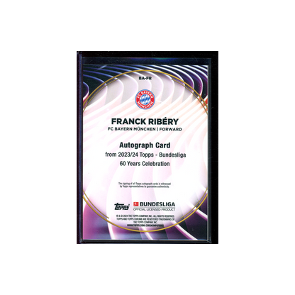 Franck Ribery 2023-24 Topps 60 Years of Bundesliga Soccer Auto /40