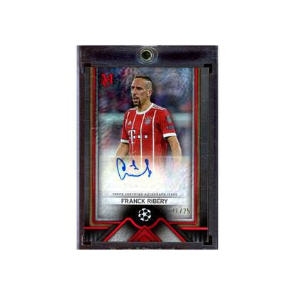 Franck Ribery 2023-24 Topps Museum UCL Auto Red /25