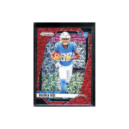 Brenden Rice 2024 Panini Prizm Football No Huddle Red Prizm Rookie /75