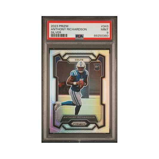 Anthony Richardson 2023 Panini Prizm Football Silver Prizm Rookie PSA 9