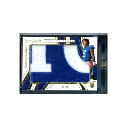 Anthony Richardson 2023 Panini Immaculate Collection Football Sideline Towel Rookie Patch /15