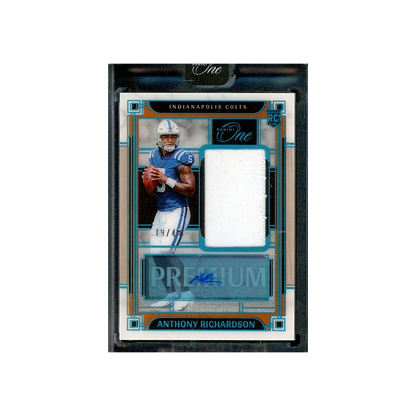 Anthony Richardson 2023 Panini One Football Premium RPA /49