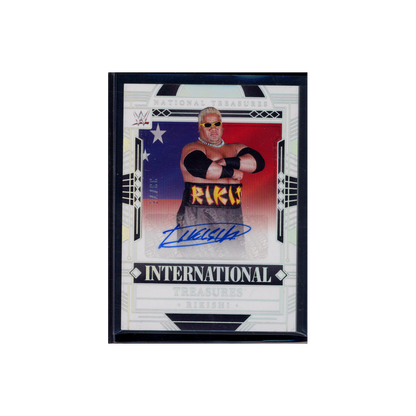 Rikishi 2024 Panini National Treasures WWE International Treasures Auto /75