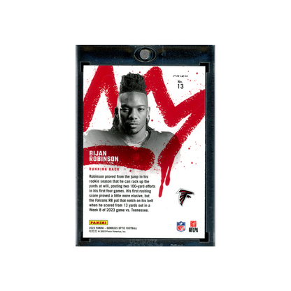 Bijan Robinson 2023 Panini Donruss Optic Football Rookie Kings