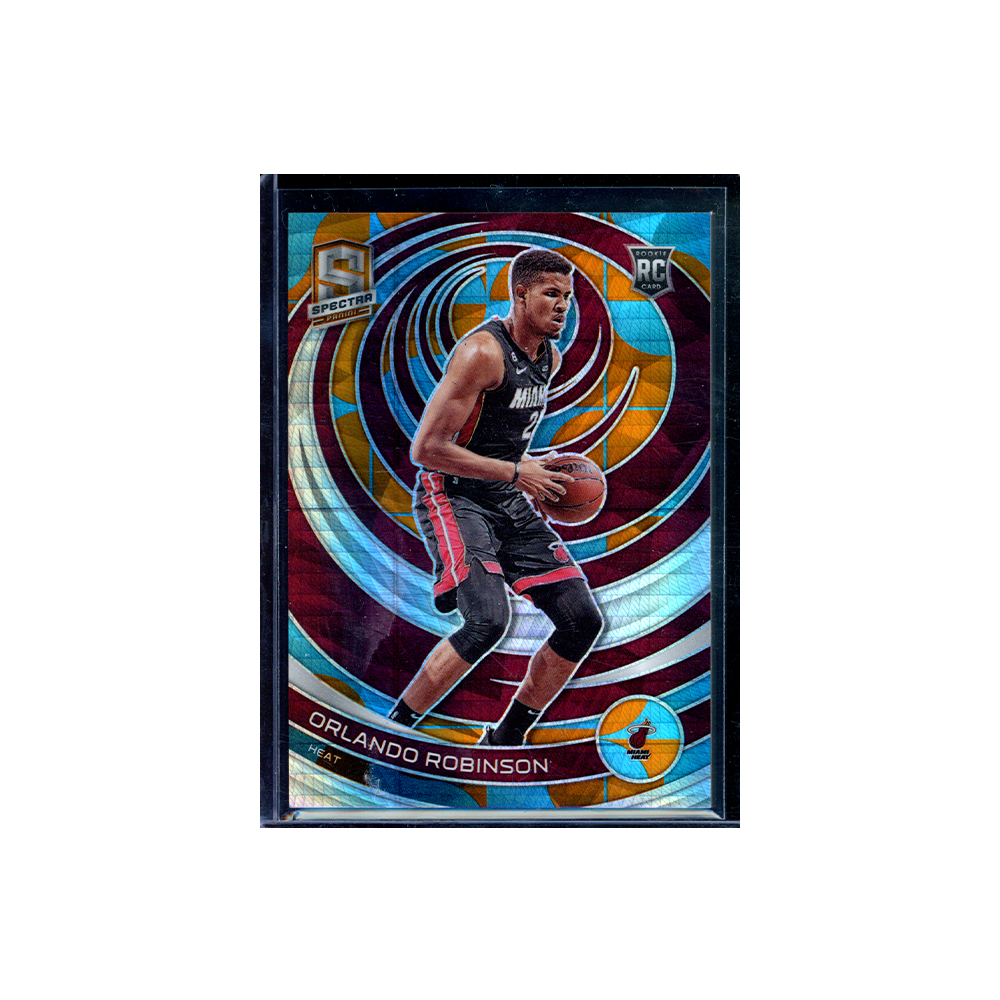 Orlando Robinson 2022-23 Panini Spectra Basketball Orange Blue Asia Rookie /49