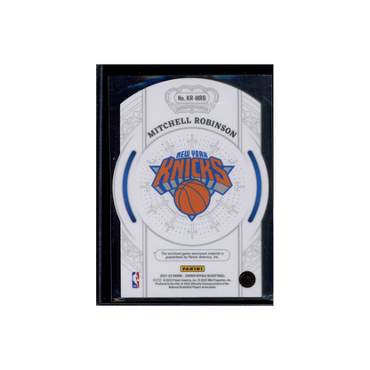 Mitchell Robinson 2021-22 Panini Crown Royale Basketball Knights of the Round Table