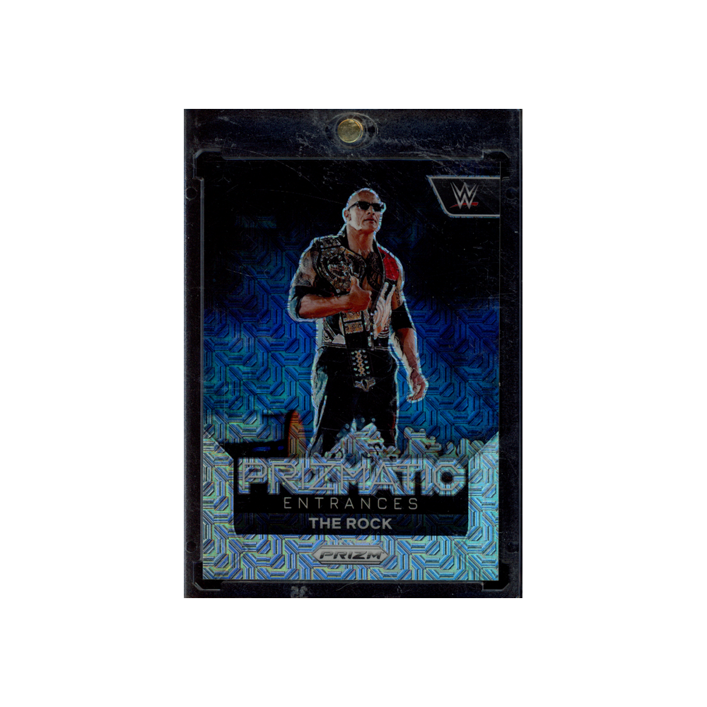 The Rock 2024 Panini Prizm WWE Prizmatic Mojo Prizm /25