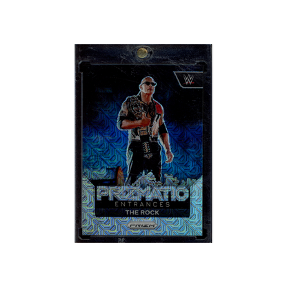 The Rock 2024 Panini Prizm WWE Prizmatic Mojo Prizm /25